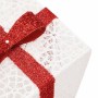 Cajas de regalo Navidad iluminadas 3 uds 64 LEDs blanco cálido