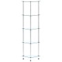 5-stufiges Regal aus transparentem Hartglas, 30 x 30 x 130 cm von vidaXL, Bücherregale und Regale - Ref: Foro24-249516, Preis...