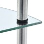 5-stufiges Regal aus transparentem Hartglas, 30 x 30 x 130 cm von vidaXL, Bücherregale und Regale - Ref: Foro24-249516, Preis...