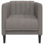 Sillón de tela gris taupe en Sofás | Comprar online en Foro24