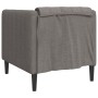 Sillón de tela gris taupe en Sofás | Comprar online en Foro24