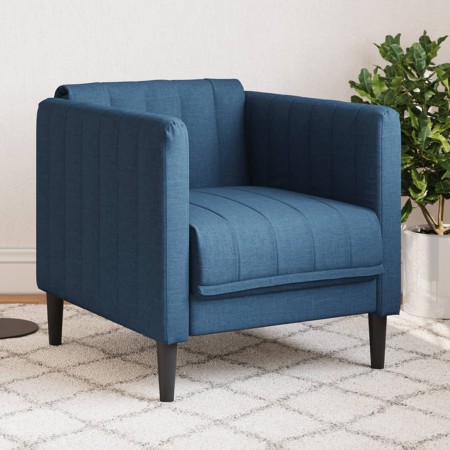Sillón de tela azul en Sofás | Comprar online en Foro24