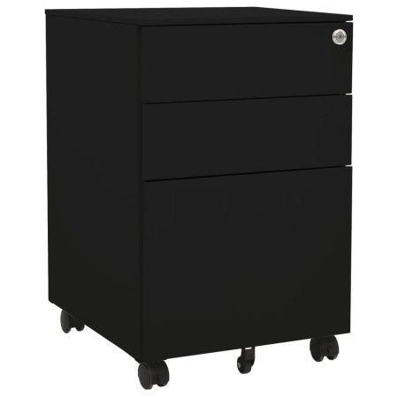 Schwarzer Stahlschrank 39x45x60 cm von vidaXL, Aktenschränke - Ref: Foro24-335980, Preis: 159,25 €, Rabatt: %