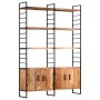 4-tier solid acacia wood shelf 124x30x180 cm by vidaXL, Bookcases and shelves - Ref: Foro24-284416, Price: 432,93 €, Discount: %