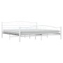 Estructura de cama sin colchón metal blanco 200x200 cm