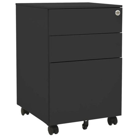 Anthrazitgrauer Aktenschrank aus Stahl, 39 x 45 x 60 cm von vidaXL, Aktenschränke - Ref: Foro24-335981, Preis: 144,44 €, Raba...