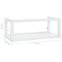 White iron suspended washbasin structure 79x38x31 cm by vidaXL, bathroom vanities - Ref: Foro24-338492, Price: 36,77 €, Disco...