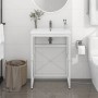Weiße Waschbeckenstruktur aus Eisen, 59 x 38 x 83 cm von vidaXL, Badezimmerwaschtische - Ref: Foro24-338497, Preis: 56,28 €, ...