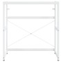 Weiße Waschbeckenstruktur aus Eisen, 79 x 38 x 83 cm von vidaXL, Badezimmerwaschtische - Ref: Foro24-338498, Preis: 51,05 €, ...