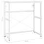 Estructura de lavabo de hierro blanco 79x38x83 cm de vidaXL, Tocadores de baño - Ref: Foro24-338498, Precio: 51,05 €, Descuen...