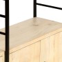 4-level solid mango wood shelf 124x30x180 cm by vidaXL, Bookcases and shelves - Ref: Foro24-284417, Price: 386,81 €, Discount: %