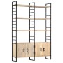 4-level solid mango wood shelf 124x30x180 cm by vidaXL, Bookcases and shelves - Ref: Foro24-284417, Price: 386,81 €, Discount: %