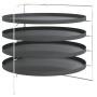 Pizza trays 4 units with steel stand Ø 28 cm by vidaXL, Pizza molds - Ref: Foro24-154983, Price: 25,98 €, Discount: %