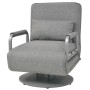 Drehstuhl und Schlafsofa aus hellgrauem Stoff von vidaXL, Sessel - Ref: Foro24-244666, Preis: 237,51 €, Rabatt: %