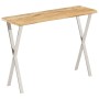 Mesa consola con borde natural madera mango maciza 105x33x76 cm en Mesas consola | Comprar online en Foro24