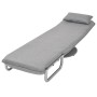 Drehstuhl und Schlafsofa aus hellgrauem Stoff von vidaXL, Sessel - Ref: Foro24-244666, Preis: 237,51 €, Rabatt: %