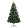 Árbol de Navidad artificial con bisagras y frutos rojos 210 cm