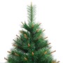 Árbol de Navidad artificial con bisagras y soporte 150 cm
