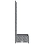 Planter with light gray PP trellis 40x40x121.5 cm by vidaXL, Pots and planters - Ref: Foro24-153269, Price: 39,22 €, Discount: %
