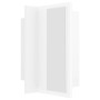 Badezimmerspiegelschrank mit LED-Licht, weißes Acryl, 40x12x45 cm von vidaXL, Badezimmerwaschtische - Ref: Foro24-804948, Pre...