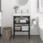 Estructura de lavabo de hierro negro 59x38x83 cm de vidaXL, Tocadores de baño - Ref: Foro24-338488, Precio: 99,52 €, Descuent...
