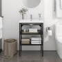 Waschbeckenstruktur aus schwarzem Eisen 59x38x83 cm von vidaXL, Badezimmerwaschtische - Ref: Foro24-338488, Preis: 102,15 €, ...