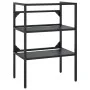 Estructura de lavabo de hierro negro 59x38x83 cm de vidaXL, Tocadores de baño - Ref: Foro24-338488, Precio: 99,52 €, Descuent...