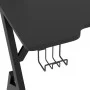 Gaming-Schreibtisch mit Y-förmigen Beinen schwarz 110x60x75cm von vidaXL, Schreibtische - Ref: Foro24-325406, Preis: 106,67 €...
