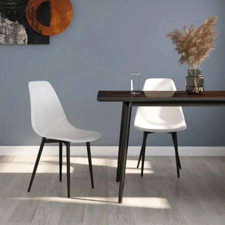 Esszimmerstühle 2 Einheiten, weißes PP von vidaXL, Essstühle - Ref: Foro24-338042, Preis: 102,74 €, Rabatt: %