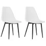 Esszimmerstühle 2 Einheiten, weißes PP von vidaXL, Essstühle - Ref: Foro24-338042, Preis: 102,74 €, Rabatt: %