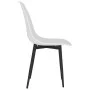 Esszimmerstühle 2 Einheiten, weißes PP von vidaXL, Essstühle - Ref: Foro24-338042, Preis: 102,74 €, Rabatt: %