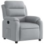 Sillón reclinable de tela gris claro en Sillones | Comprar online en Foro24