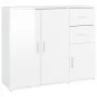 Hochglanzweißes Sperrholz-Sideboard 91 x 29,5 x 75 cm von vidaXL, Sideboards - Ref: Foro24-823271, Preis: 99,10 €, Rabatt: %