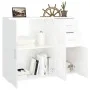 Hochglanzweißes Sperrholz-Sideboard 91 x 29,5 x 75 cm von vidaXL, Sideboards - Ref: Foro24-823271, Preis: 99,10 €, Rabatt: %