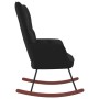 Schaukelstuhl aus schwarzem Samt von vidaXL, Schaukelstühle - Ref: Foro24-328145, Preis: 118,30 €, Rabatt: %