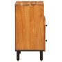 Mesita de noche madera maciza de acacia 50x33x60 cm
