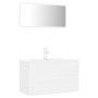 Juego de muebles de baño madera de ingeniería blanco de vidaXL, Muebles de baño - Ref: Foro24-3071684, Precio: 266,56 €