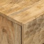 Mesita de noche madera maciza de mango 50x33x60 cm