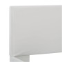 Estructura de cama con LED sin colchón blanco 180x200 cm