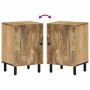 Mueble de baño madera maciza de mango 38x33x58 cm
