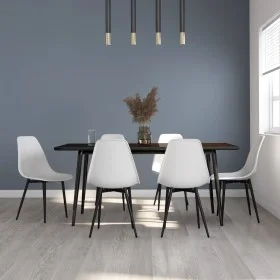 Sillas de comedor 6 unidades blancas PP by vidaXL, dining chairs - Ref: Foro24-3082341, Price: 256,83 €, Discount: %