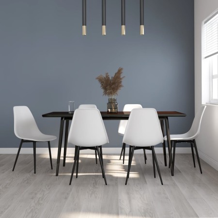 Sillas de comedor 6 unidades blancas PP by vidaXL, dining chairs - Ref: Foro24-3082341, Price: 283,10 €, Discount: %