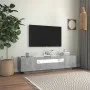 TV stand with LED lights in concrete gray 160x35x40 cm by vidaXL, TV Furniture - Ref: Foro24-804431, Price: 86,68 €, Discount: %