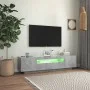 TV stand with LED lights in concrete gray 160x35x40 cm by vidaXL, TV Furniture - Ref: Foro24-804431, Price: 86,68 €, Discount: %