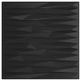 Paneles de pared 24 uds XPS piedra negro 50x50 cm 6 m²