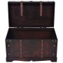 Vintage-Holztruhe 66x38x40 cm von vidaXL, Aufbewahrungskisten - Ref: Foro24-245478, Preis: 97,45 €, Rabatt: %