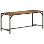 Mesa de comedor madera maciza de mango sin tratar 160x80x75 cm