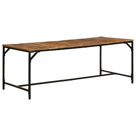 Mesa de comedor madera maciza de mango rugosa 200x100x75 cm en Mesas de cocina y de comedor | Comprar online en Foro24
