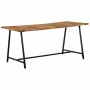 Mesa de comedor madera maciza de mango 160x80x75 cm en Mesas de cocina y de comedor | Comprar online en Foro24