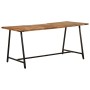 Mesa de comedor madera maciza de mango 160x80x75 cm en Mesas de cocina y de comedor | Comprar online en Foro24